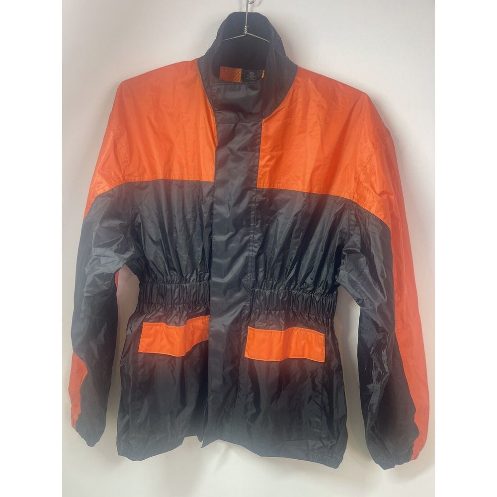 Men’s Motorcycle Reflective Wind And Rain Suit Two Piece Size Small NEW‎ W/tags